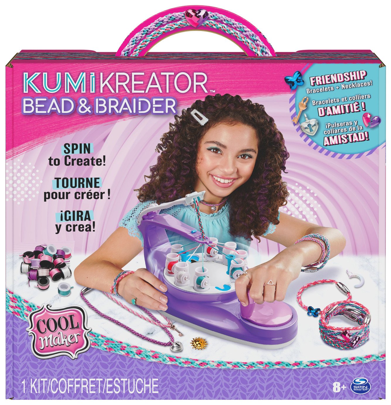 cool maker kumikreator friendship bracelet maker kit for girls ages 8 & up