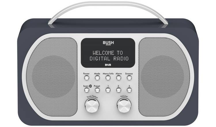 Bush DAB Bluetooth Radio - Midnight Blue
