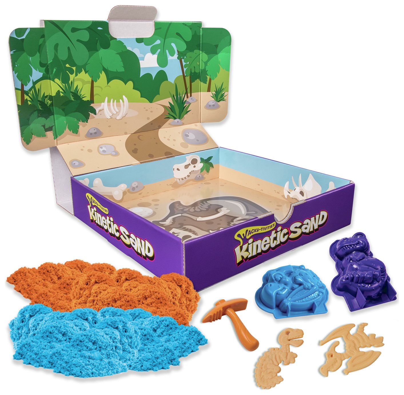 kinetic sand dino dig playset