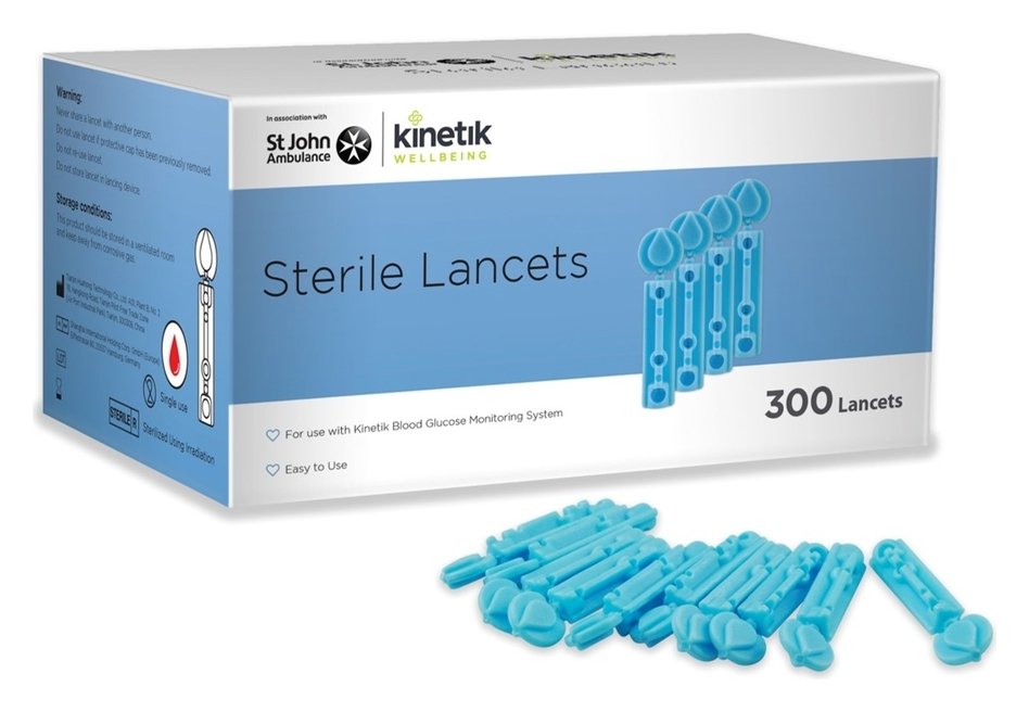 Kinetik Wellbeing Lancets 30g Pack of 300