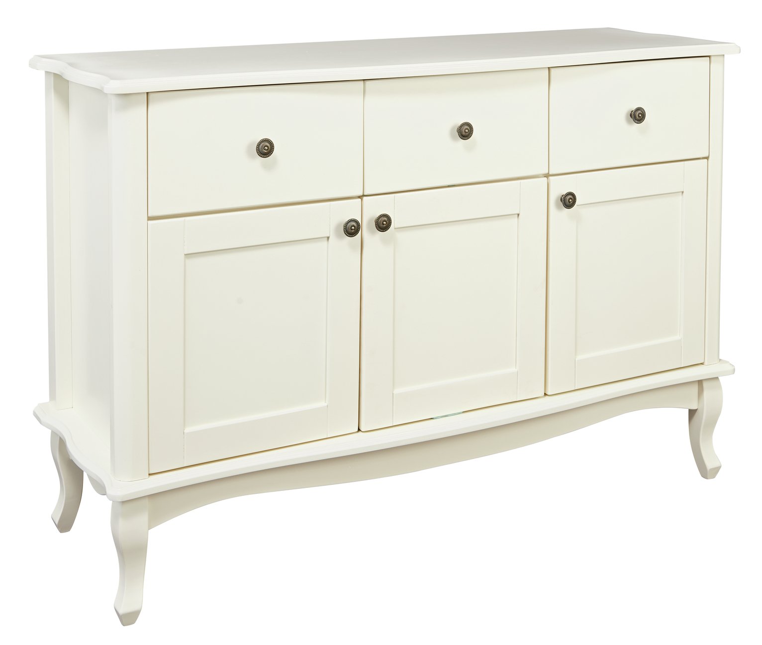 Argos Home Serenity 3 Door and 3 Drawer Sideboard -Off-White