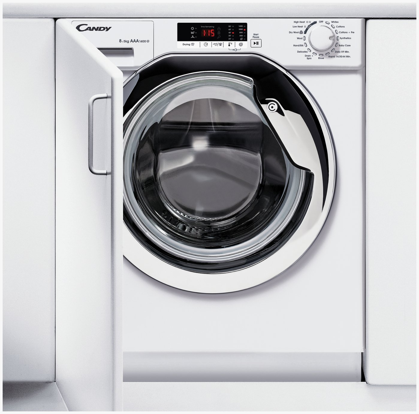 Candy CBWD8514SC 8KG 5KG 1400 Spin Integrated Washer Dryer