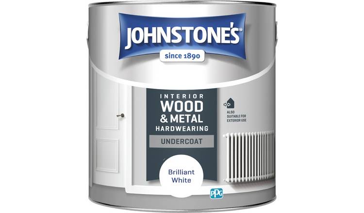Buy Johnstone S All Purpose Undercoat Paint 2 5 Litre White Paint Argos