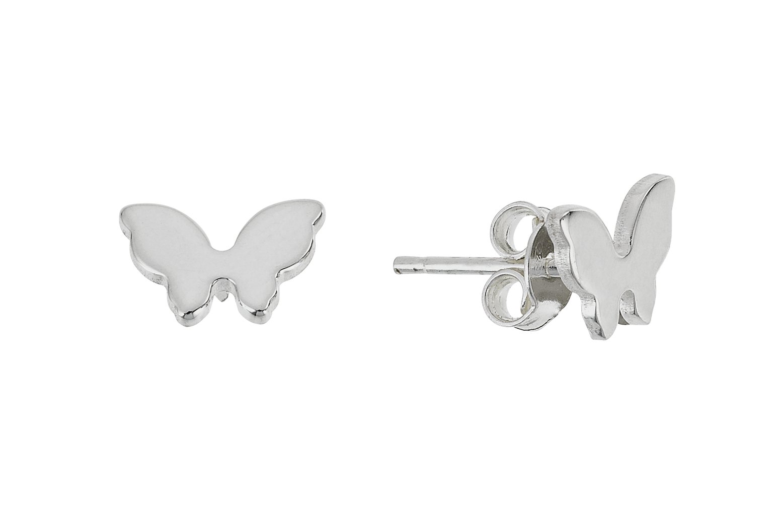 Revere Sterling Silver Butterfly Stud Earrings