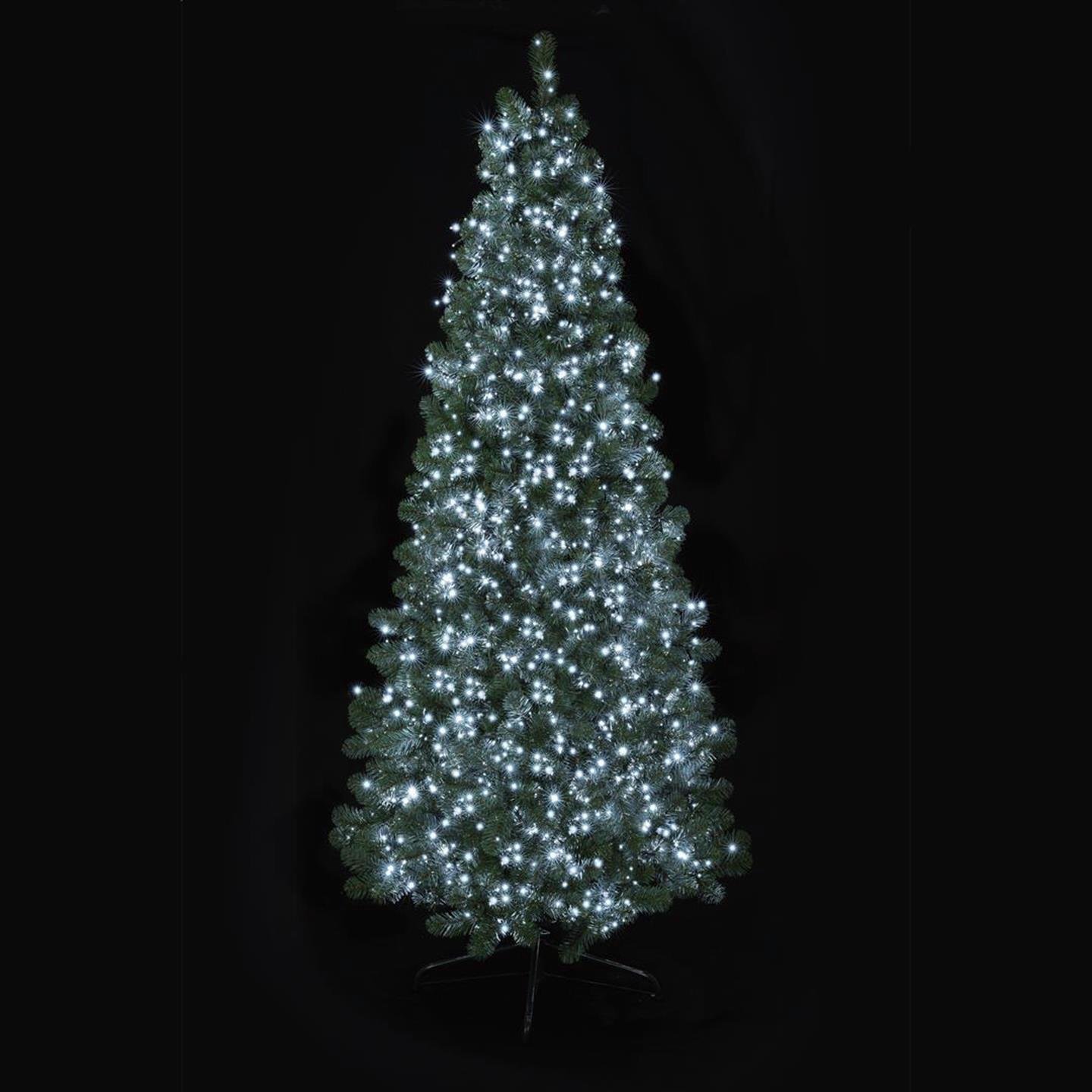 Premier Decorations 2000 TreeBrights with Timer - White