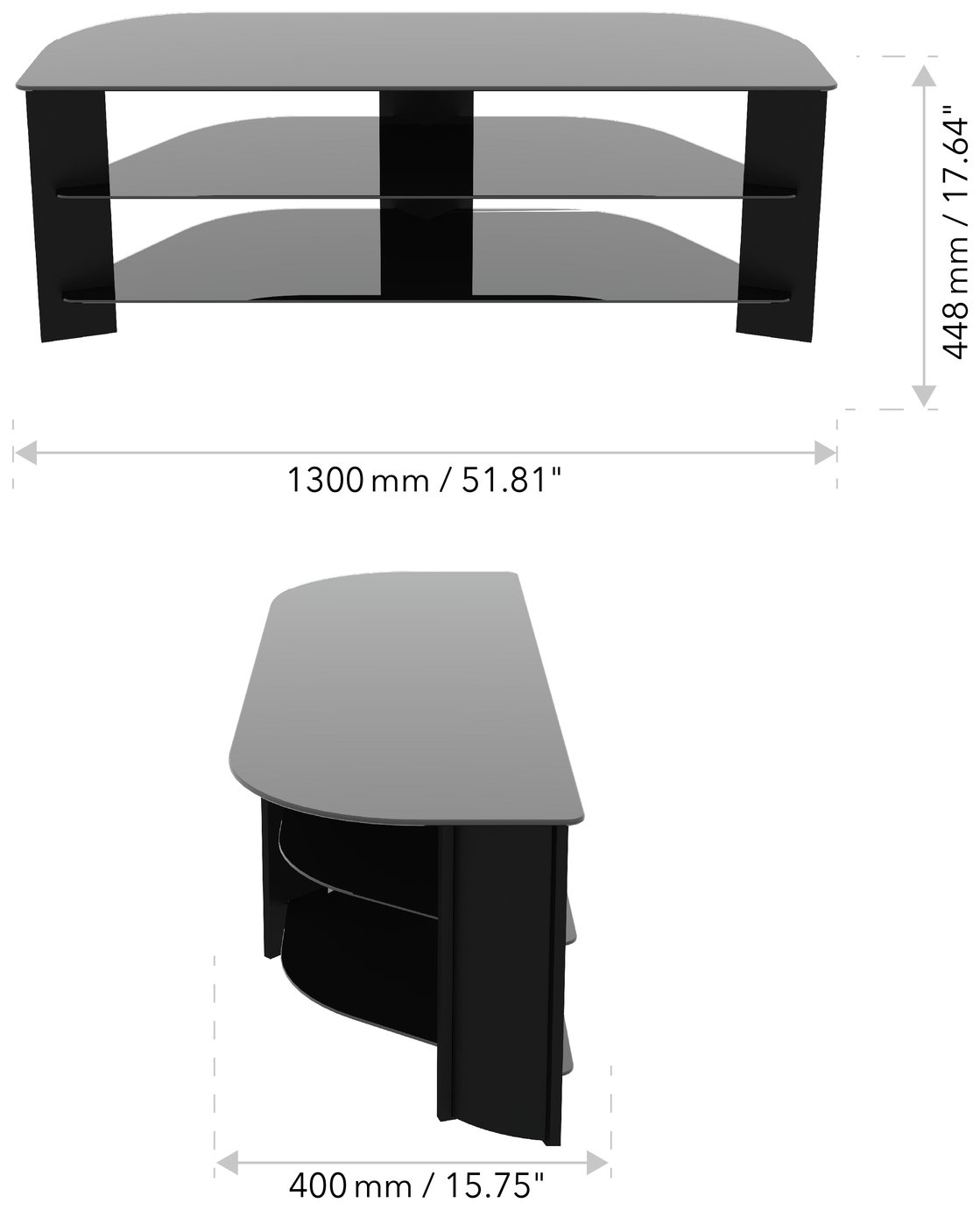AVF Wood Effect Corner up to 65 Inch TV Stand Reviews