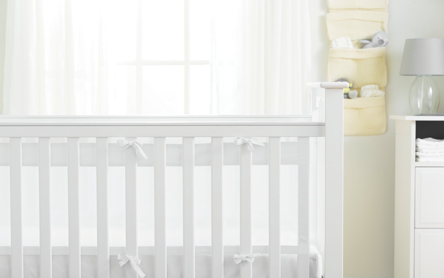 argos breathable cot bumper