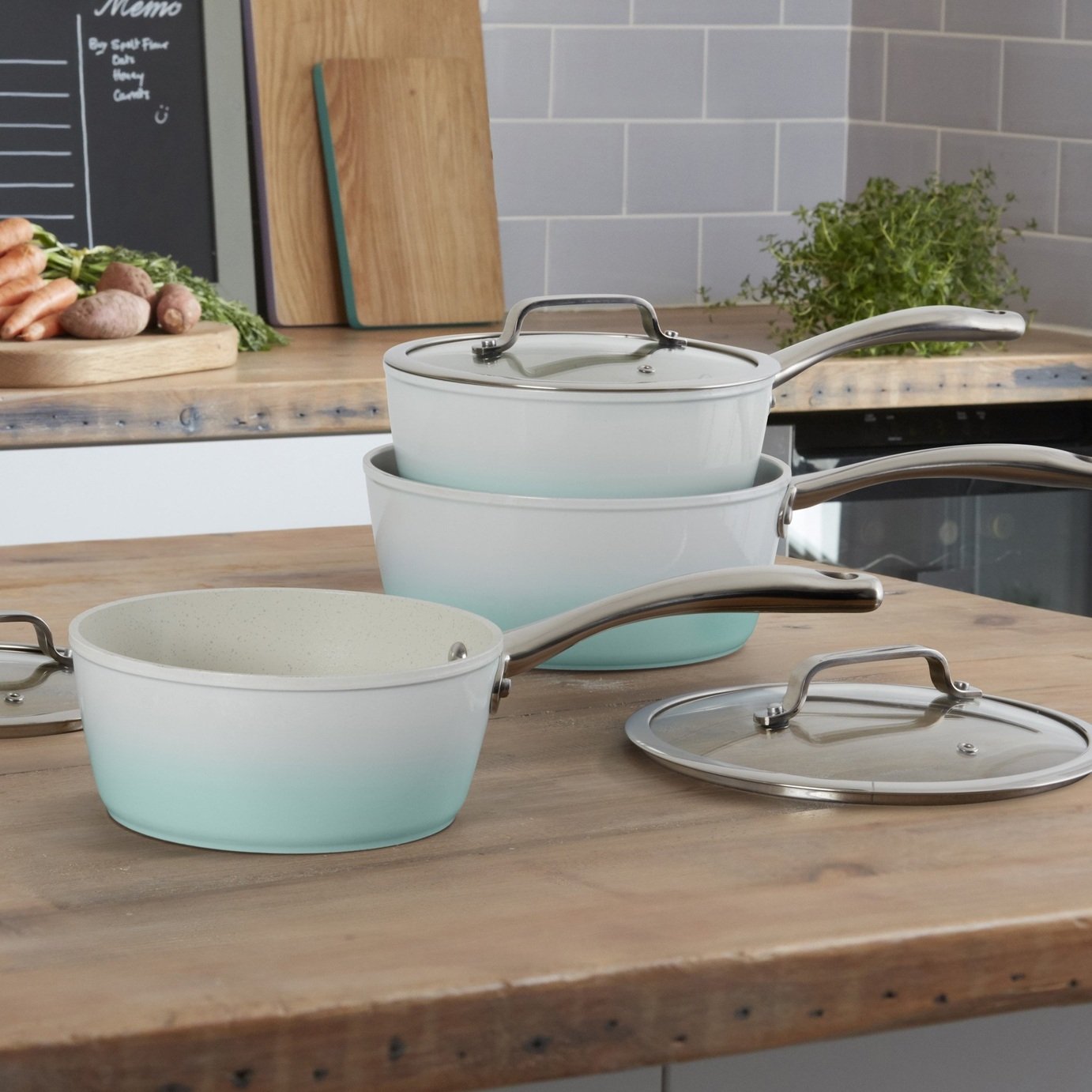 Fearne by Swan 3 Piece Forged Enamel Pan Set Review