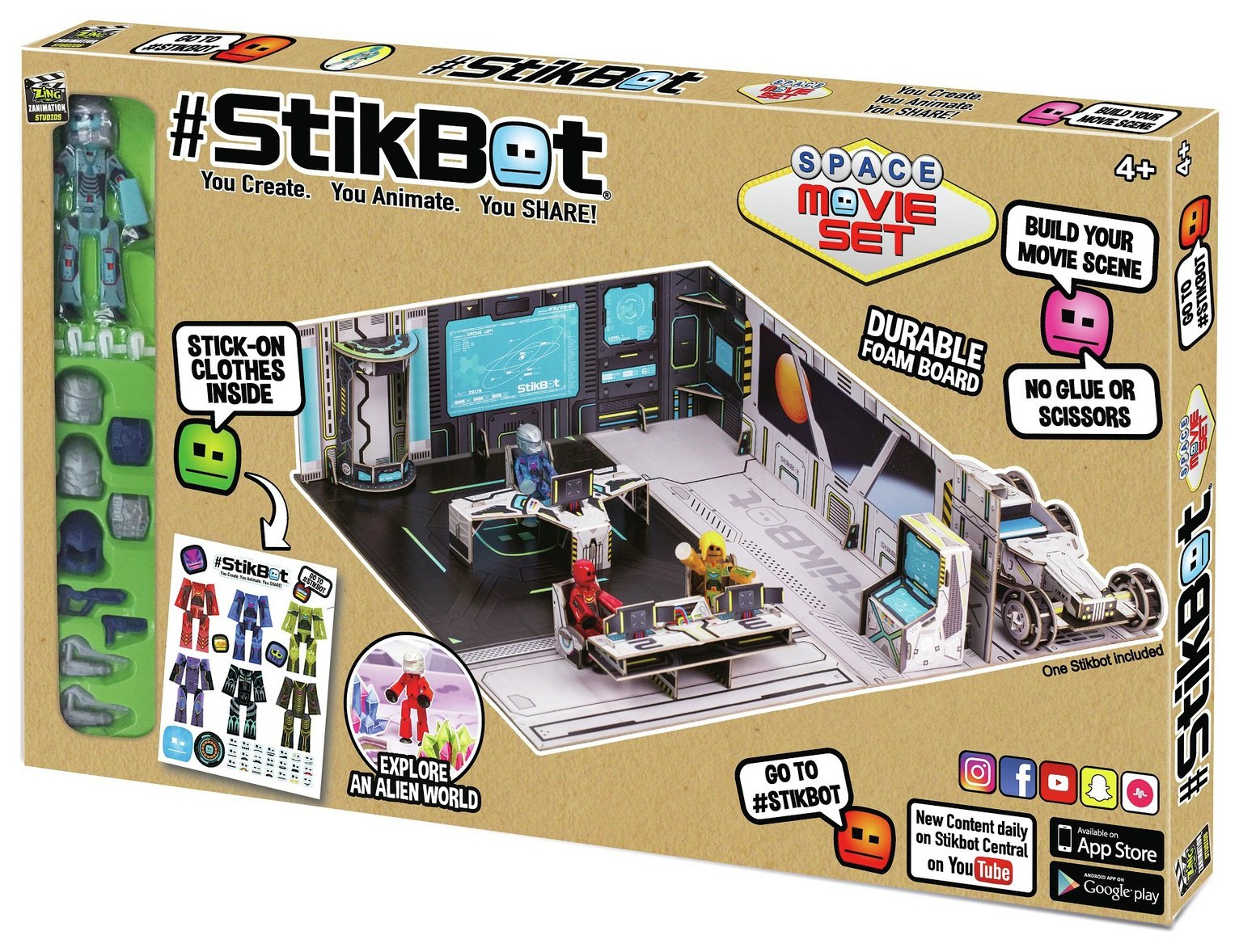 StikBot Movie Space Set