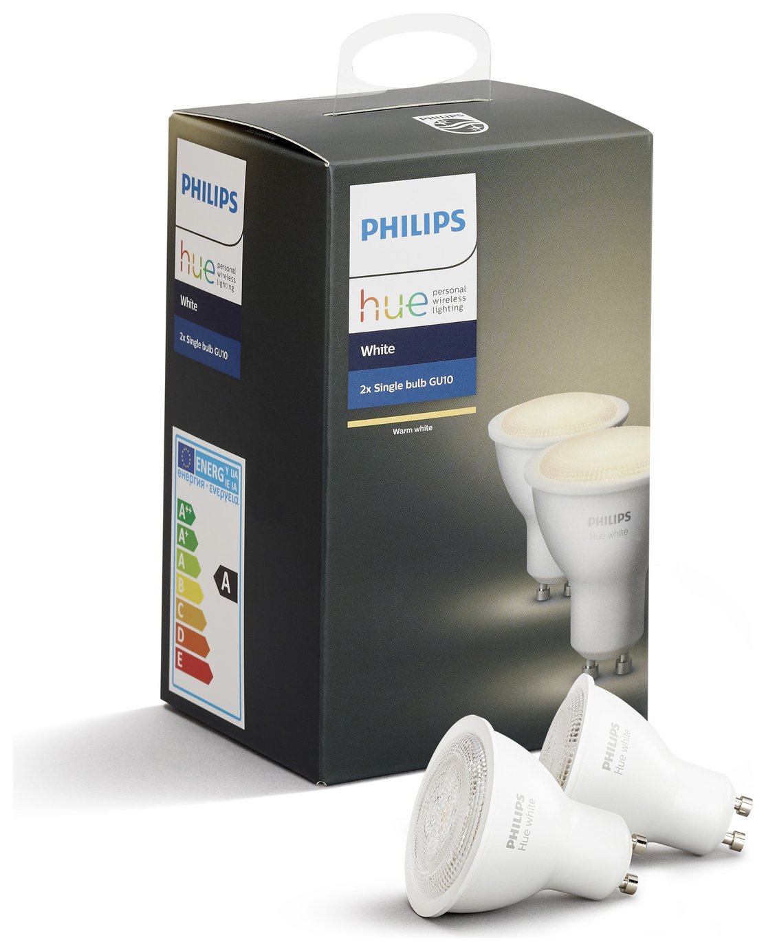 Philips Hue White GU10 Bulb Twin Pack