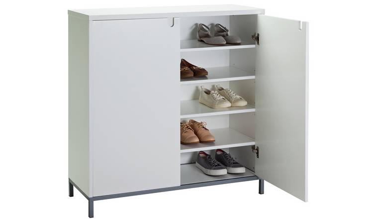 Buy Argos Home Francis Large Shoe Storage Cabinet White