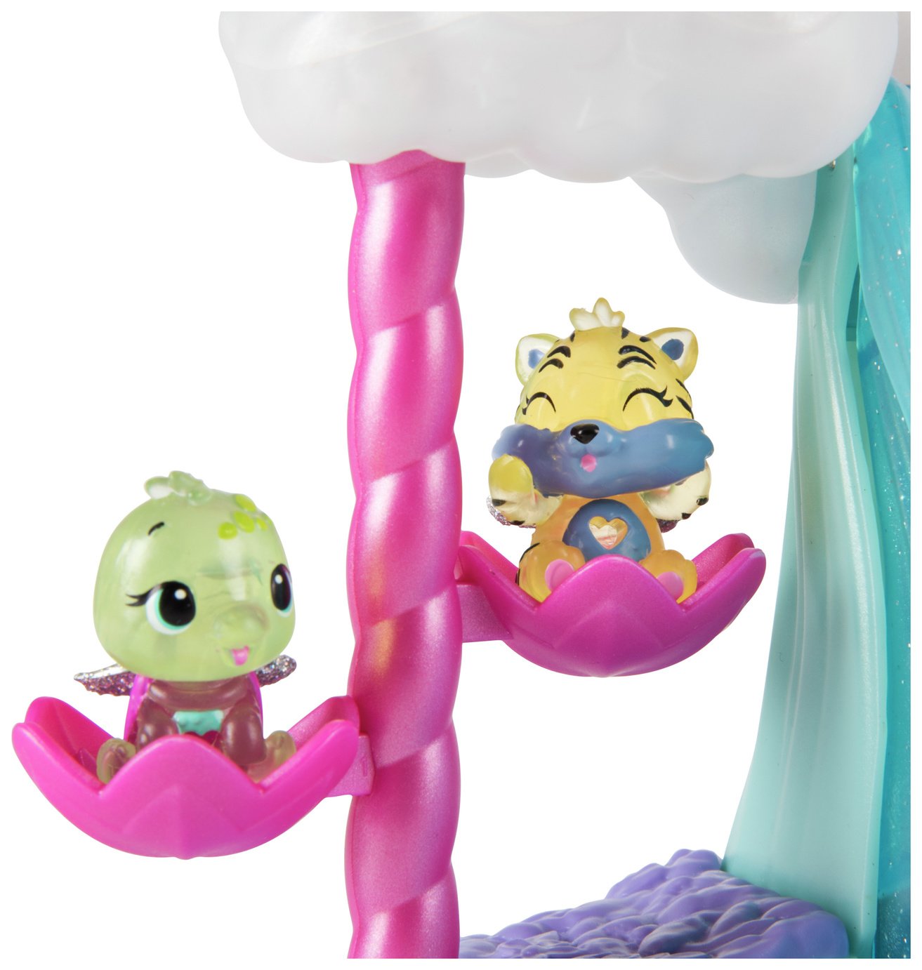 hatchimals water slide playset