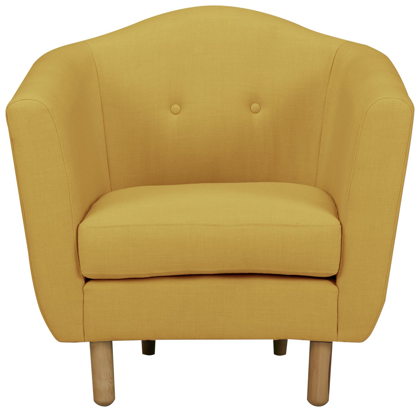 Argos Home Elin Fabric Armchair - Yellow