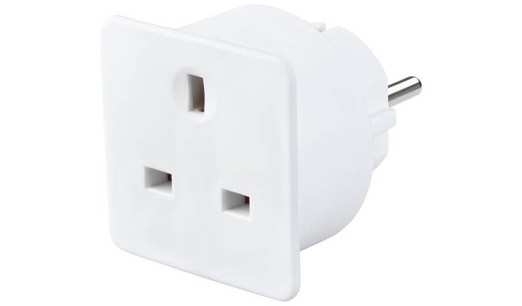 Buy Masterplug UK to Europe Travel Adaptor - 3 Pack, Travel adaptors