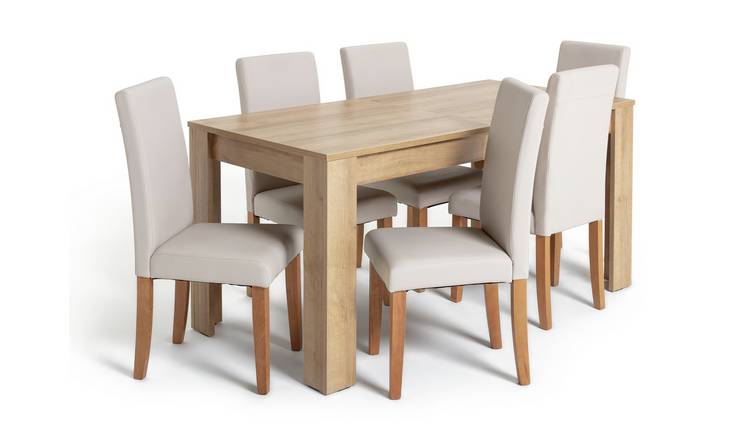 Argos dining table discount chairs