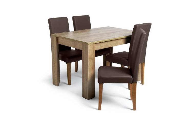 Argos 4 deals chairs and table