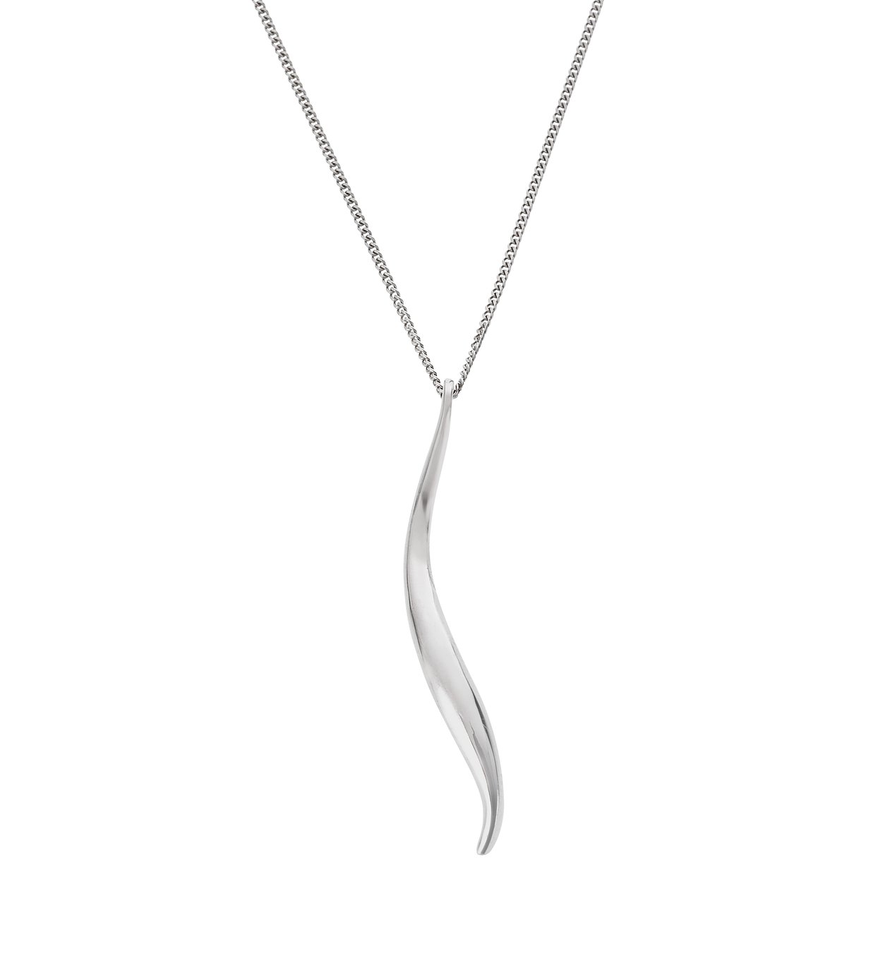 Revere Sterling Silver Swirl Bar Pendant