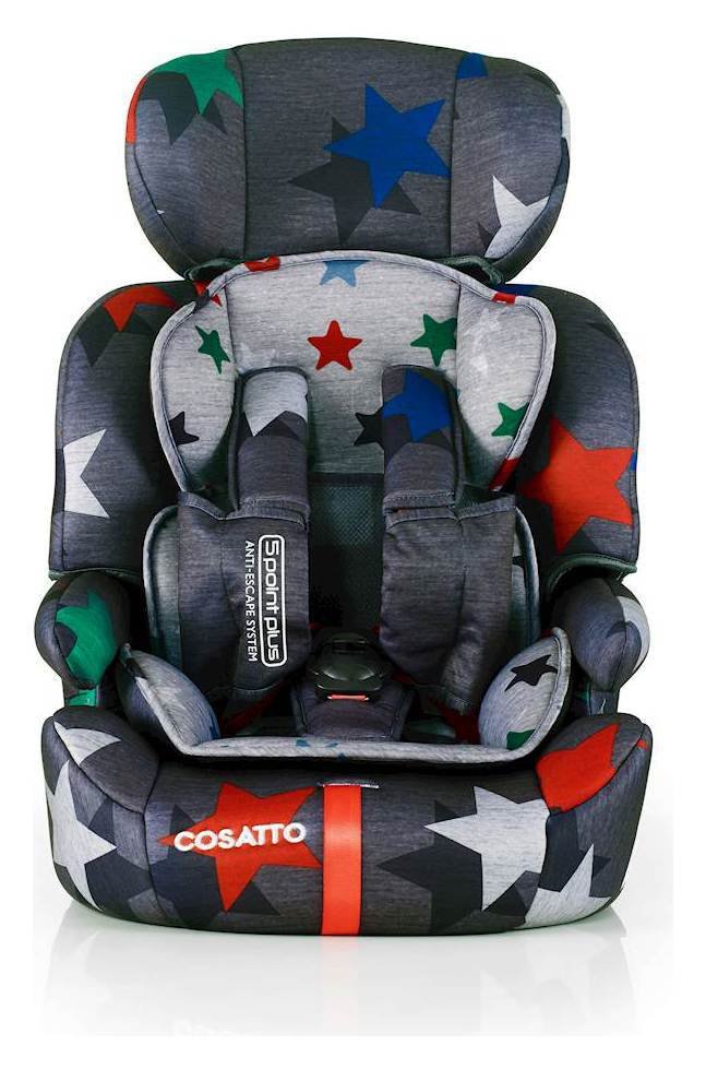 Cosatto Zoomi Group 123 Anti-Escape Car Seat - Grey