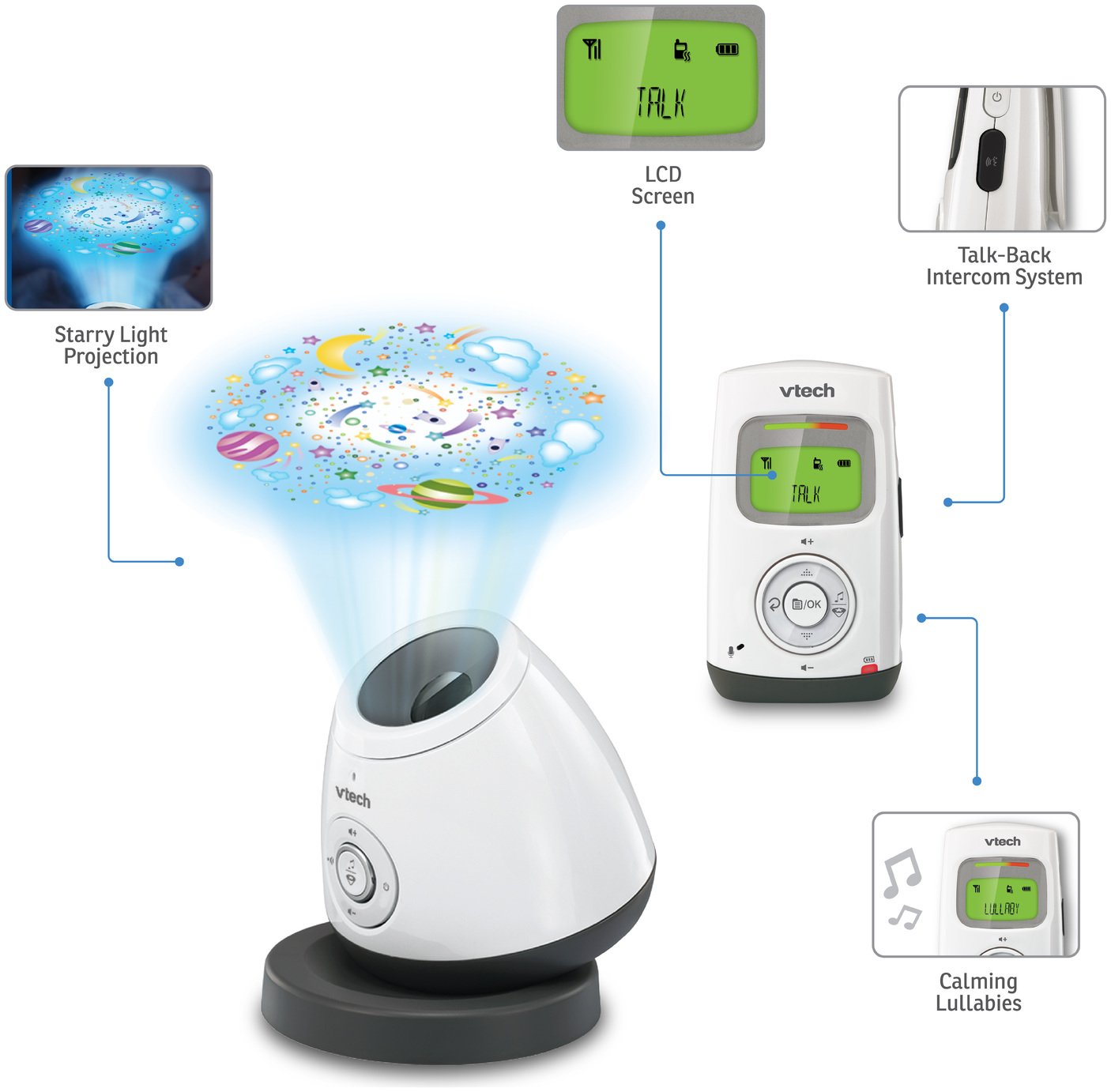VTech BM2200 Safe & Sound Lightshow Baby Monitor Reviews