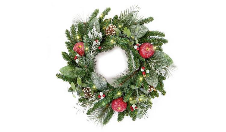 Buy Premier Decorations 60cm Led Wreath Decoration Christmas Wreaths And Garlands Argos