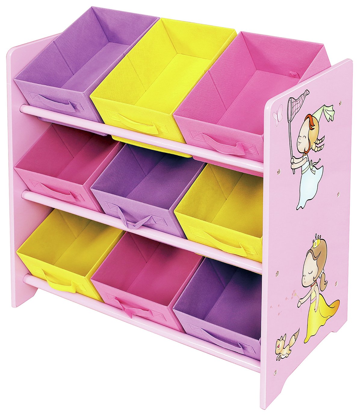 Liberty House Princess Toy Storage Unit with Fabric Bins at Argos Reviews