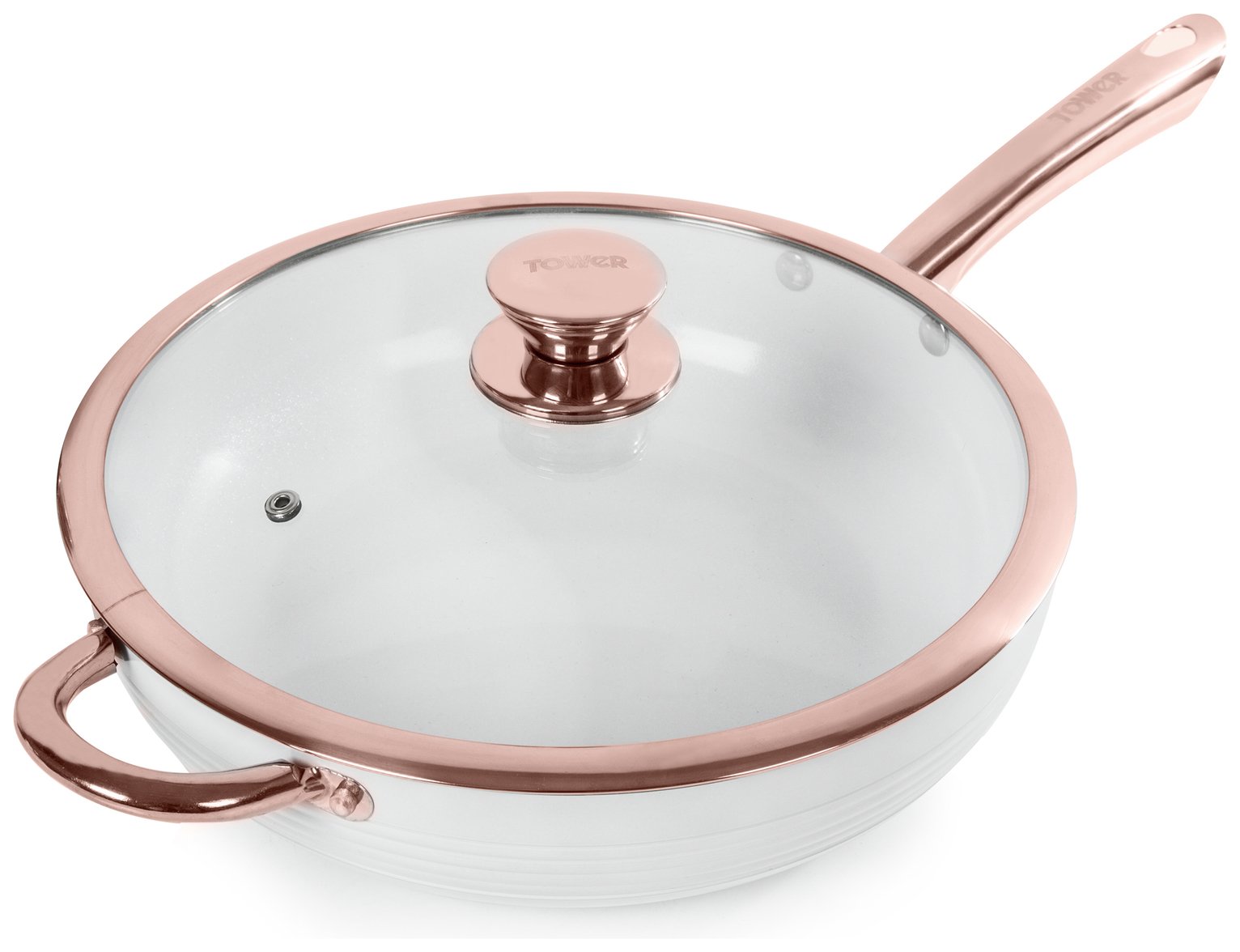 Tower Linear 28cm Multi-Pan - Rose Gold