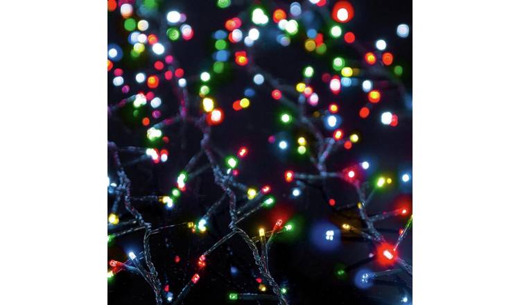Premier Decorations Multicoloured LED Christmas Tree Lights