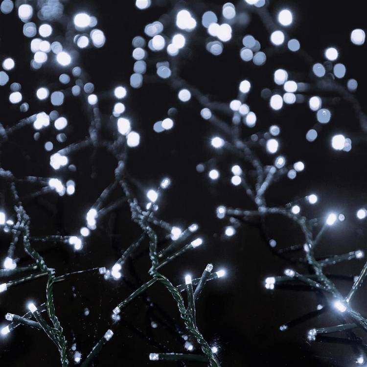 Premier Decorations 750 White LED Christmas Tree Lights 0