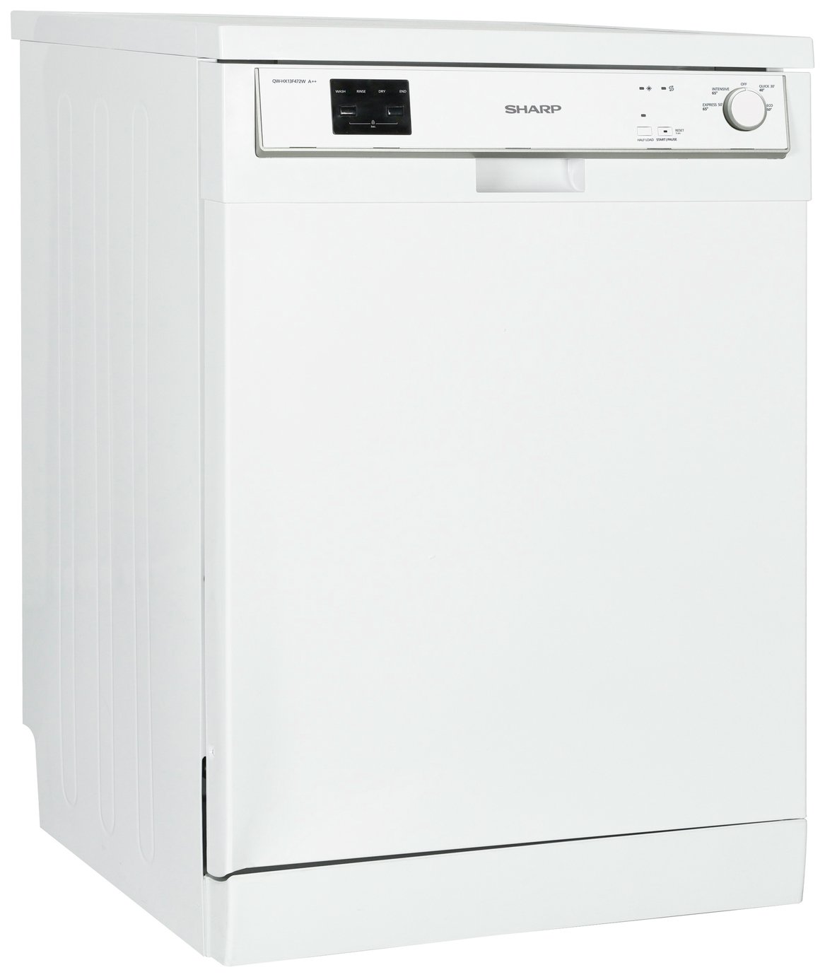 Sharp QWHX13F472W Full Size Freestanding Dishwasher Reviews