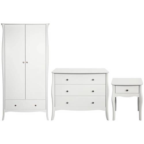 Buy Argos Home Amelie 3 Piece 2 Door Wardrobe Set - White ...