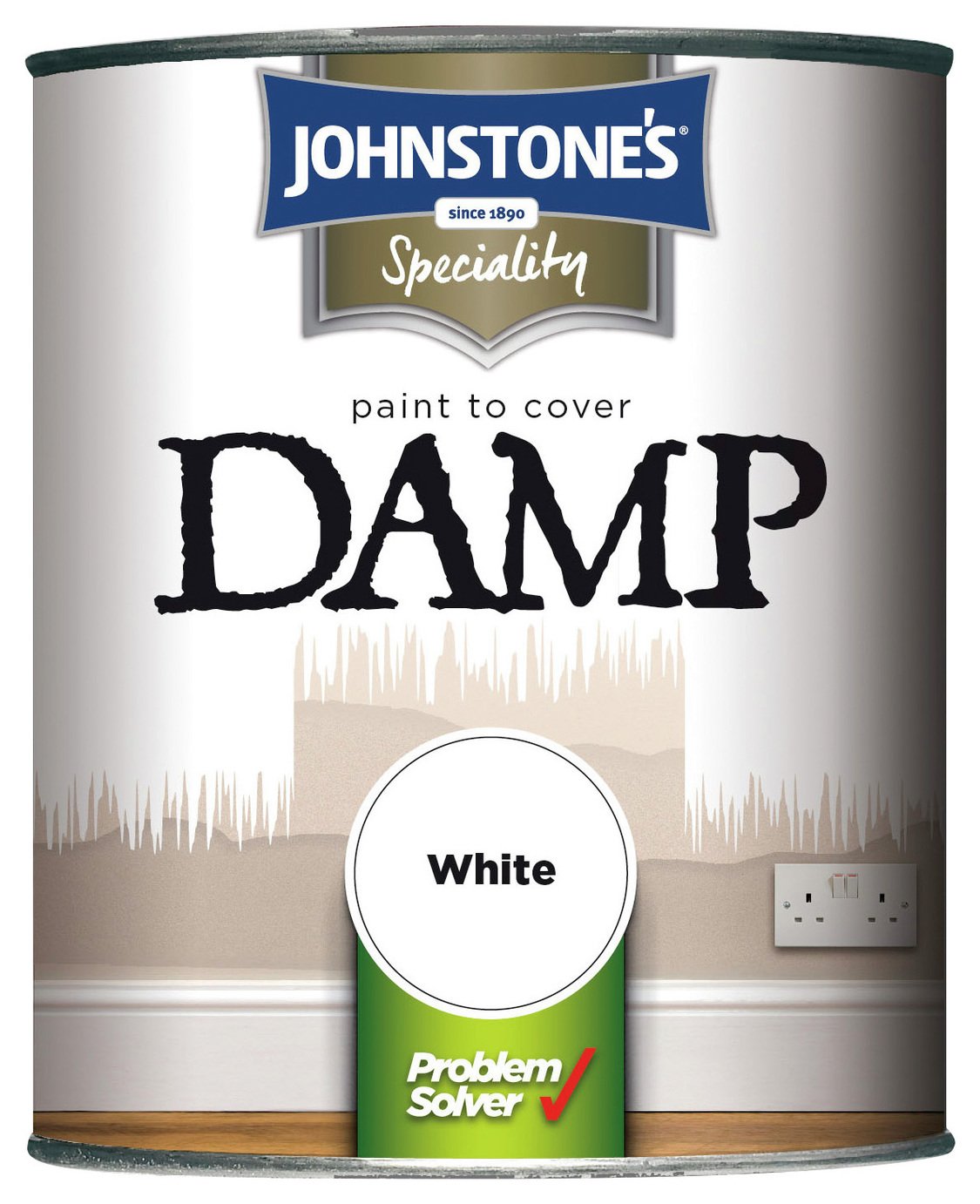 Johnstone's Damp Matt Paint 750ml - White