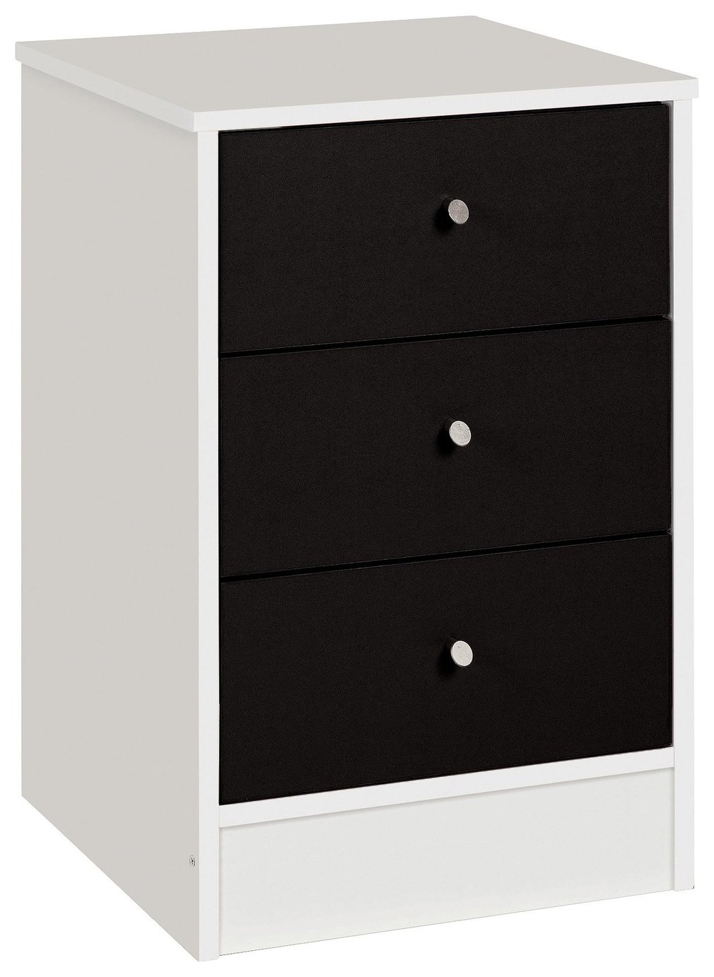 Argos Home Malibu Black & White Bedside Chest