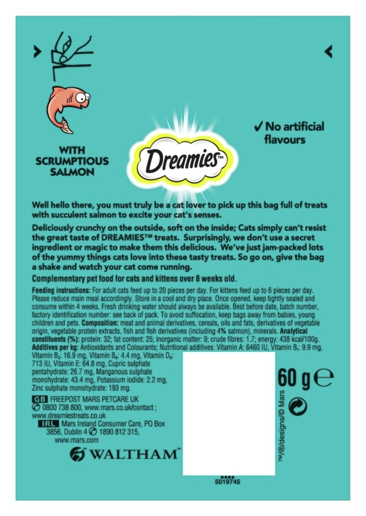 Dreamies Cat Treats Variety Snack Box 12 packs Reviews