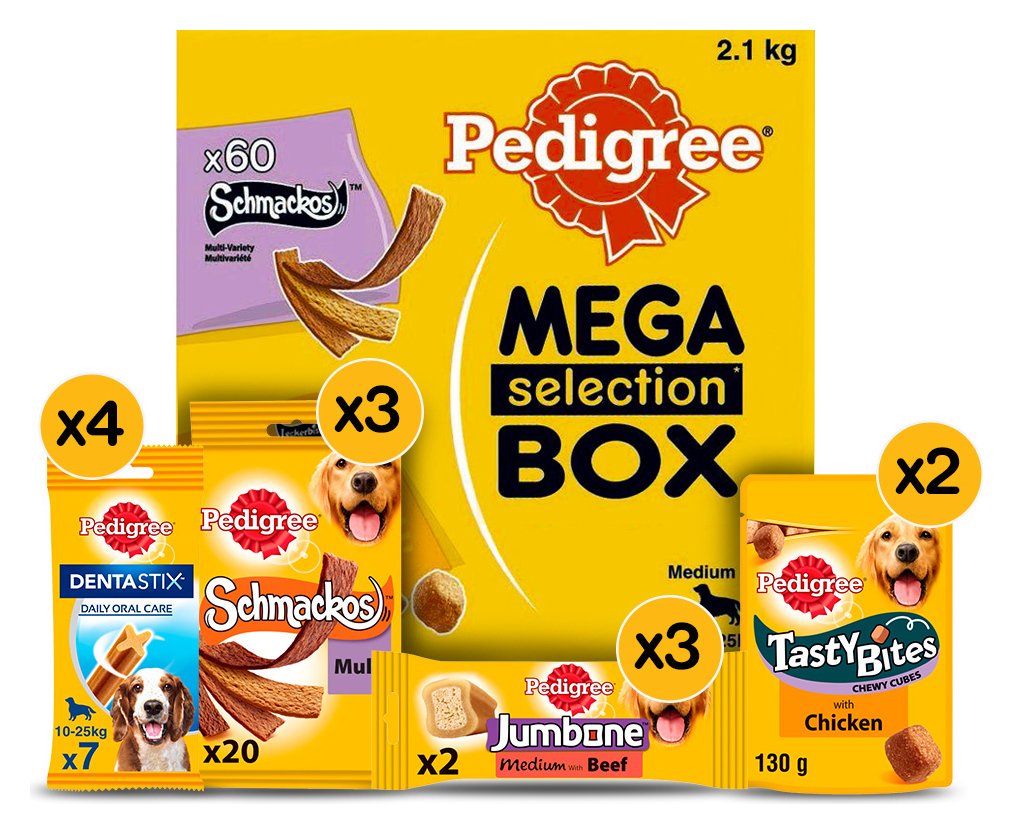 Pedigree Dog Treats Medium Selection Box Reviews