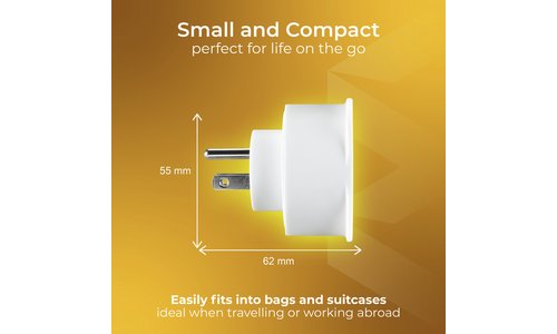 2 Pack Adaptateur Prise Usa, Adaptateur Prise Canada Avec 2 Usb, Adaptateur Prise France Vers