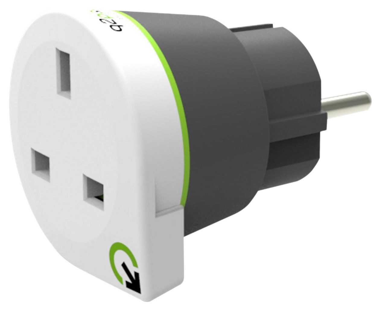 Q2Power UK to Europe Travel Adapter