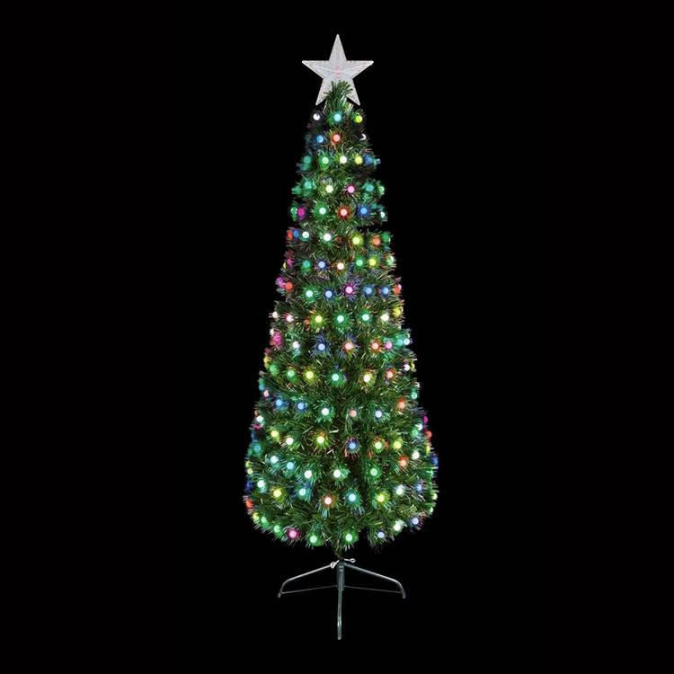 Premier Decorations 4ft Fibre Optic Slim Christmas Tree 0
