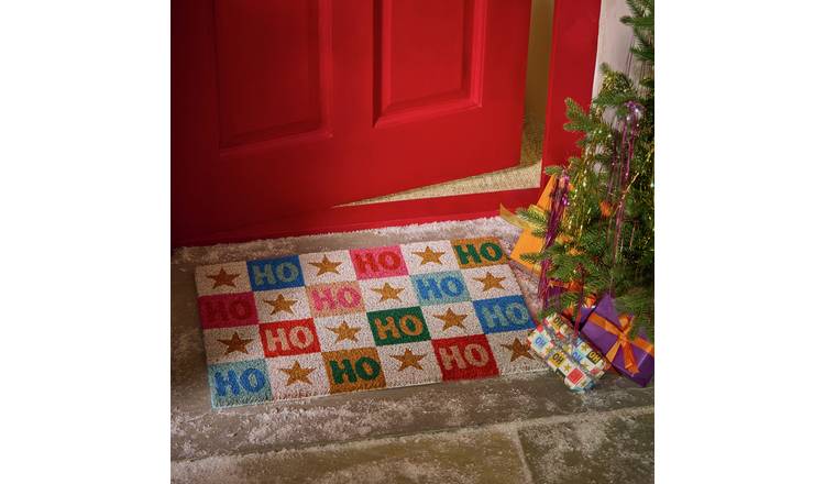 Argos Home Novelty Ho Ho Ho Christmas Doormat