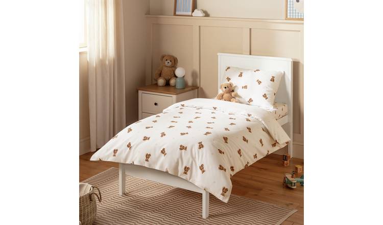 Argos Home Kids Bears Cream Bedding Set - Single