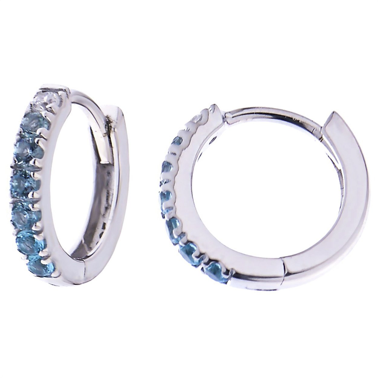 Revere Sterling Silver Cubic Zirconia Huggie Hoop Earrings Review