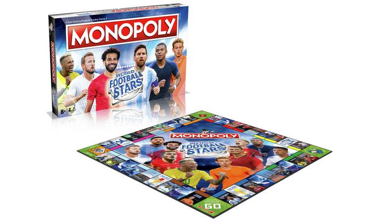 World Football Stars Monopoly Board Game