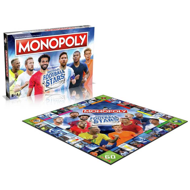 World Football Stars Monopoly Board Game 0