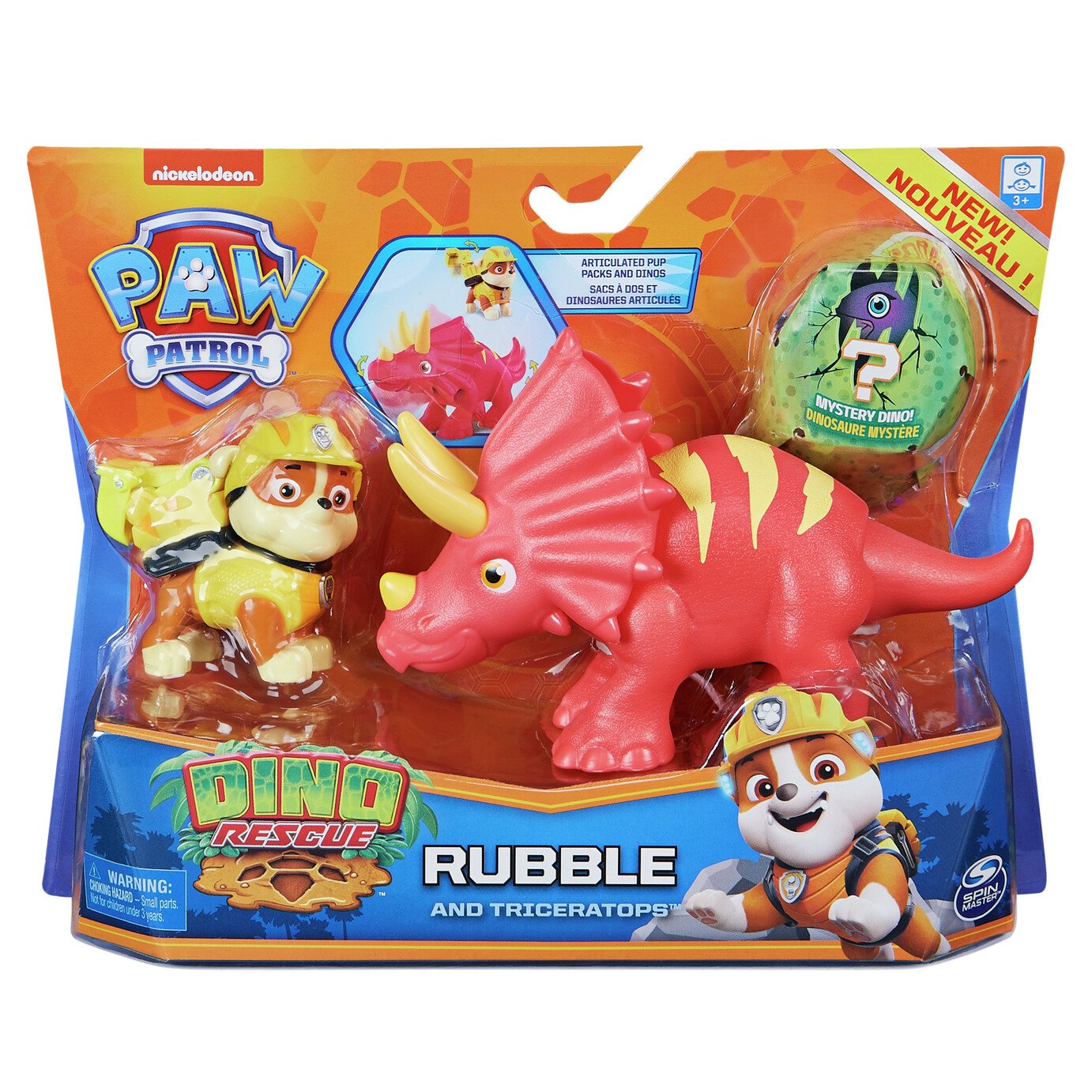 PAW Patrol Dino Rescue Rubble Dino Pup Review