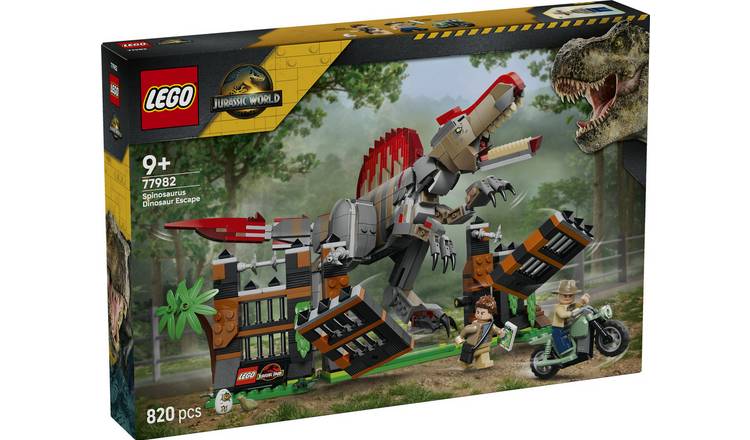 LEGO Jurassic World Spinosaurus Dinosaur Escape Toy 77982 PREORDER