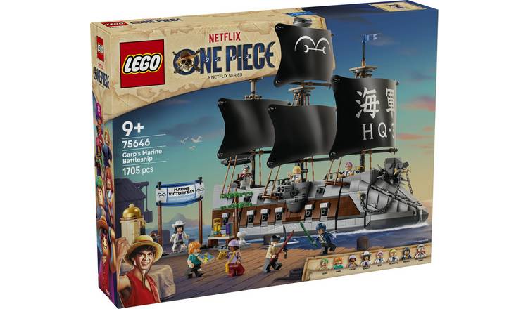 LEGO ONE PIECE Garp's Marine Battleship - Boat Toy 75646 PREORDER