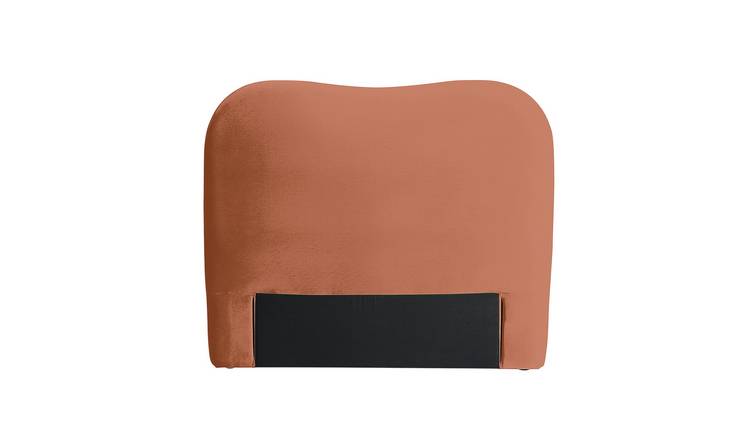 Habitat Mali Velvet Double Headboard - Pink