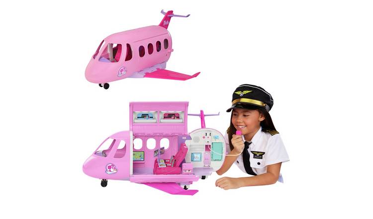 Barbie Dreamland Dream Plane with Working Microphone Feature & 14 Accessories