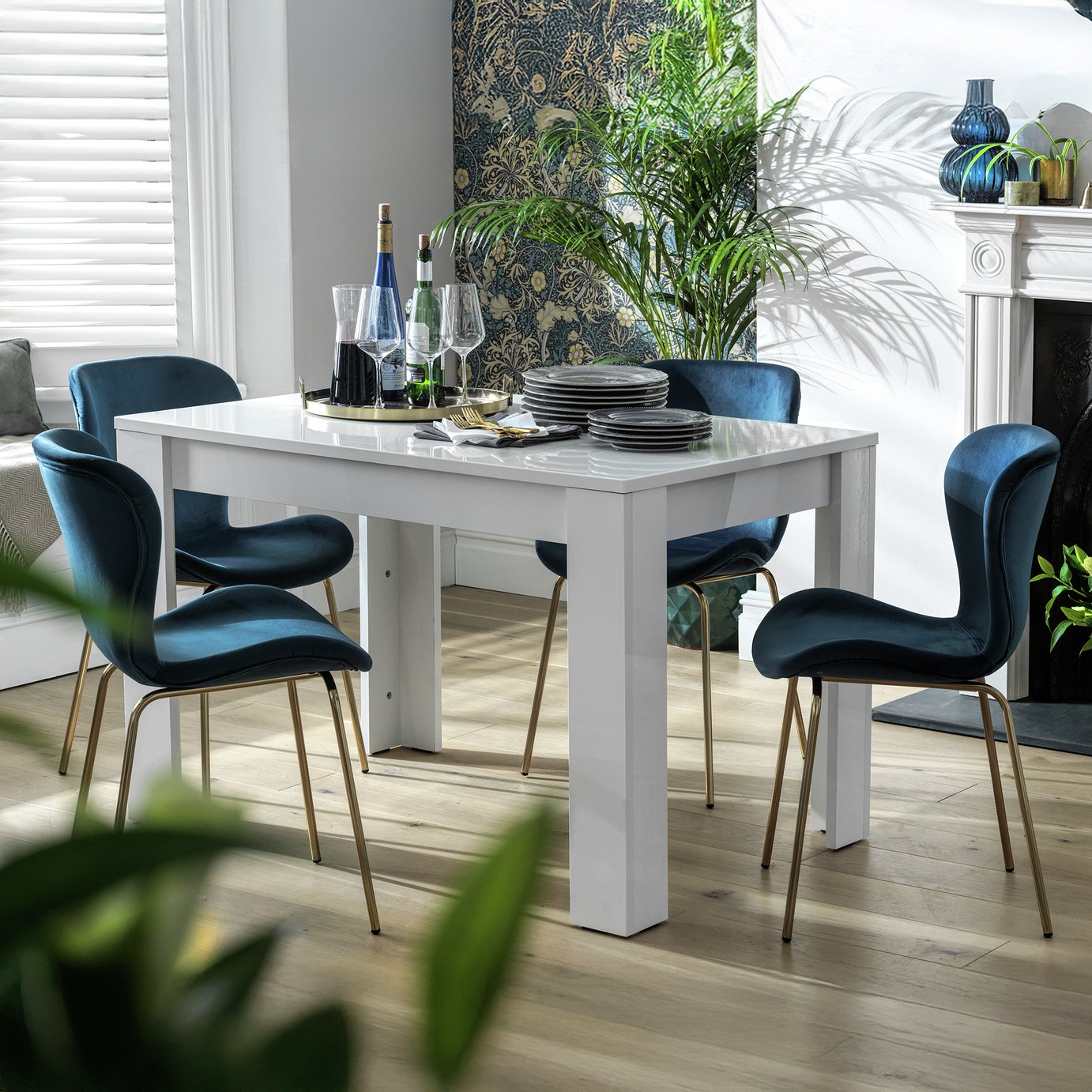 Argos Home Miami Gloss 4 Seater Dining Table Review