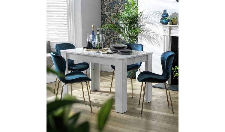 Argos marble deals dining table