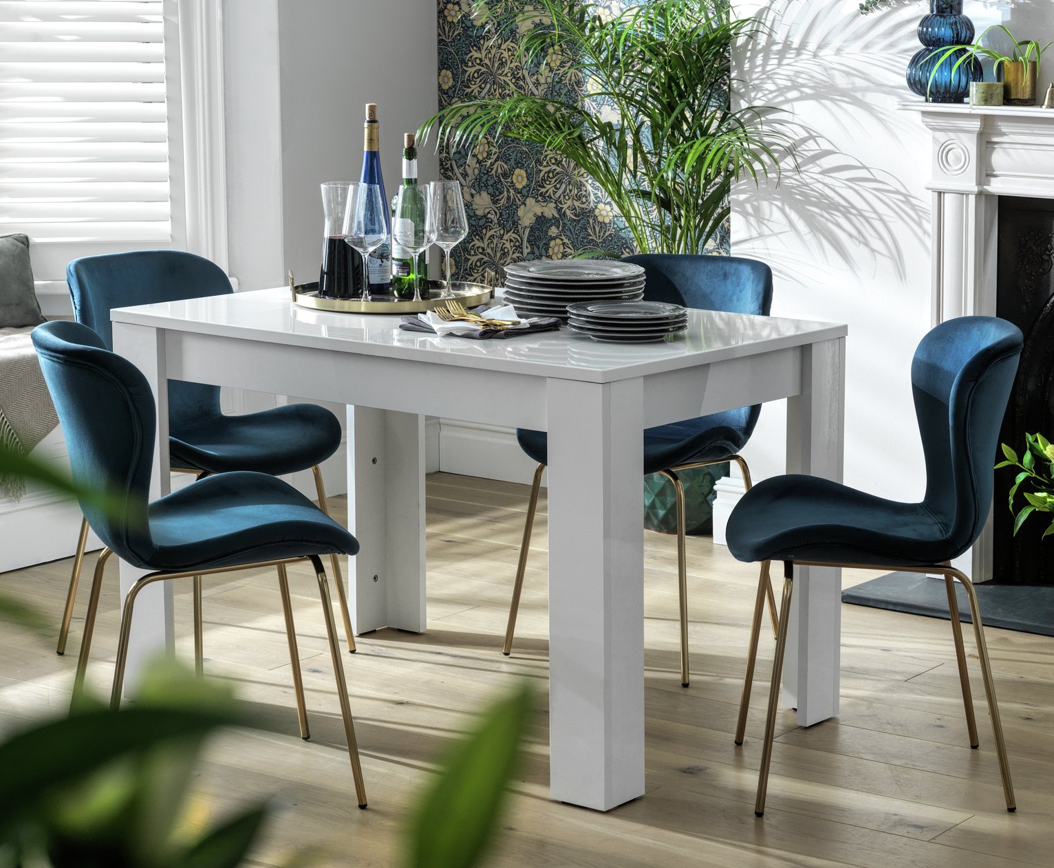 Argos Home Miami Gloss 4 Seater Dining Table Review